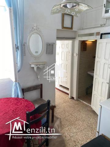 A louer étage de villa S+1 meublé au Bardo