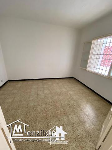 A louer étage de villa S+2 au Bardo