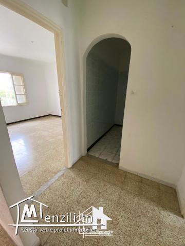 A louer étage de villa S+2 au Bardo