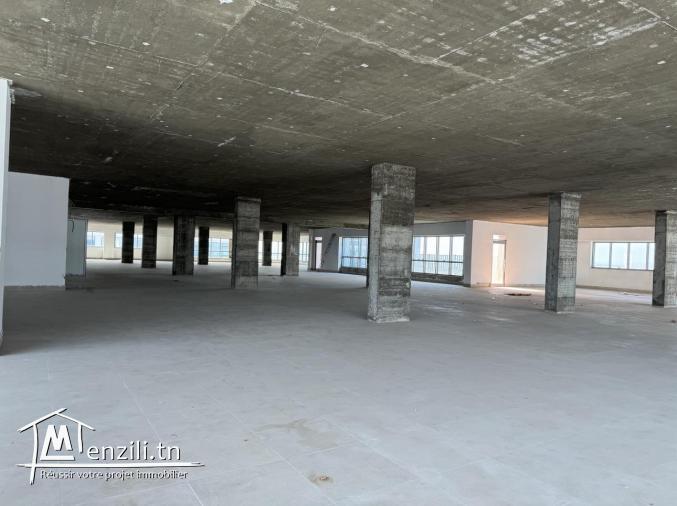 Super bureau 1700 m² en open space au lac 3 kram