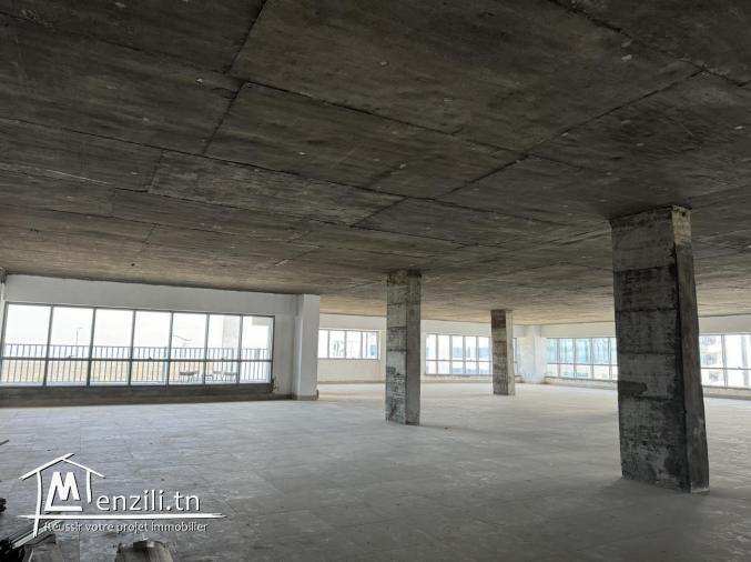 Super bureau 1700 m² en open space au lac 3 kram