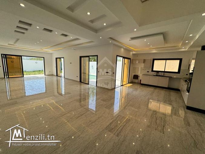Belle villa toute neuve S+4 avec piscine à Hammamet à vendre 51355351