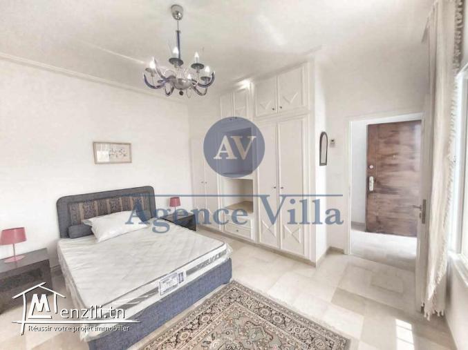 un réez de chaussée s+4 à la marsa avec piscine