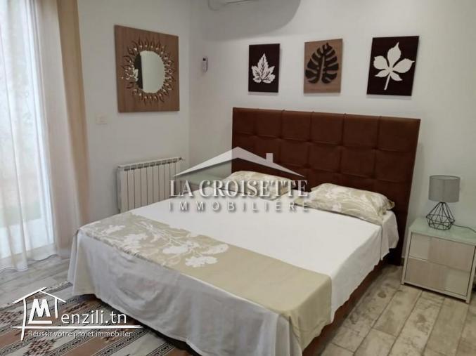 Rez de chaussée S+2 meublé à La Marsa MAL2961