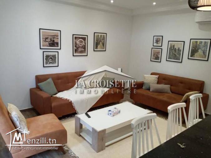 Rez de chaussée S+2 meublé à La Marsa MAL2961