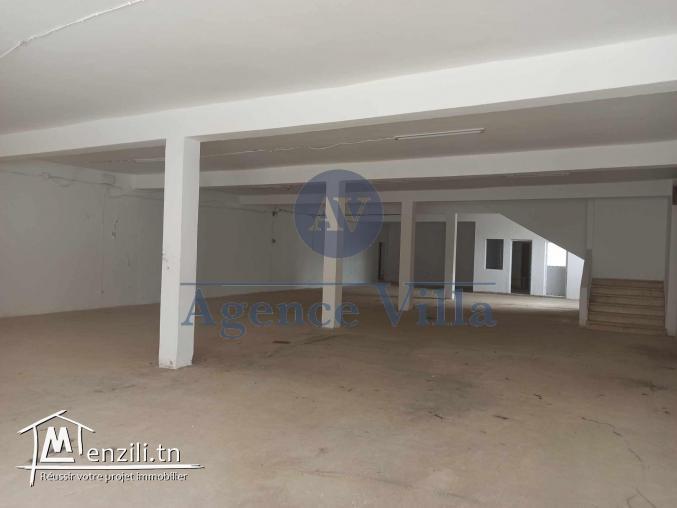 un dépôt de 500m² à bhar lazrek