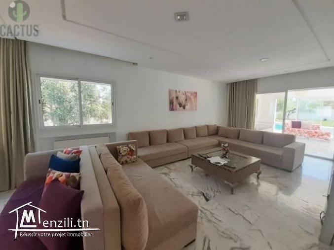 Location Vacances Villa en S5 avec piscine à Hammamet Nord.