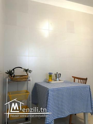 A louer S+2 étage de villa