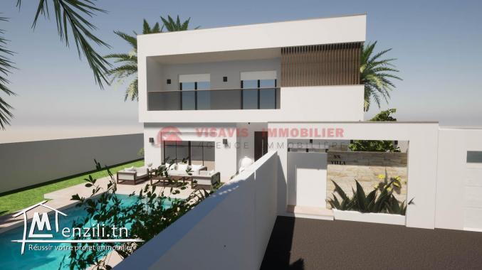 VILLA TITRE BLEU - P 694 - HOUMT SOUK DJERBA - PROJET CLÉ EN MAIN