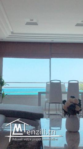 appartement pieds dans l'eau à kelibia