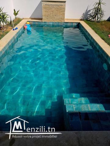 villa avec piscine de luxe à ezzahra hammam el ghezez