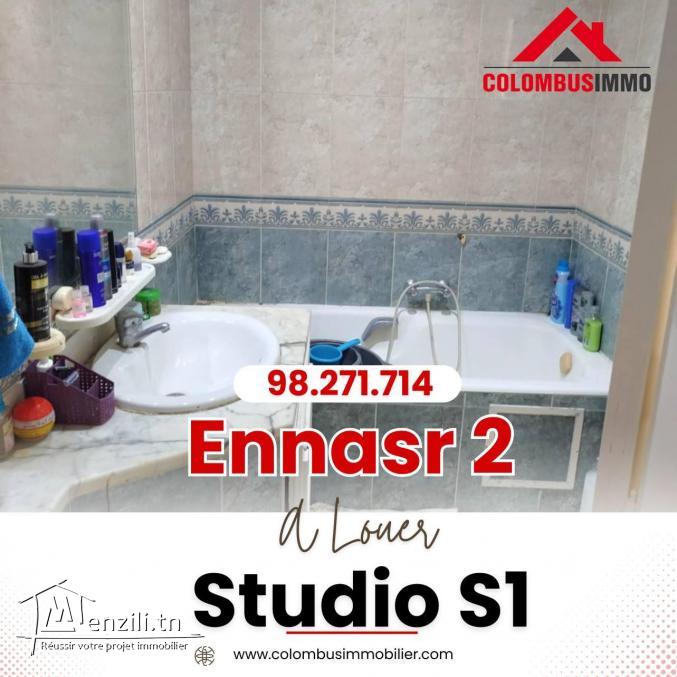 Grand studio à Ennaser2