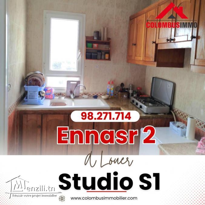 Grand studio à Ennaser2