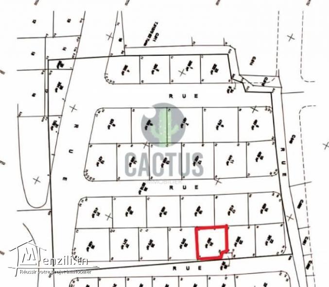 À vendre Terrain de 357m² à Jinene  Beni khiarNabeul.