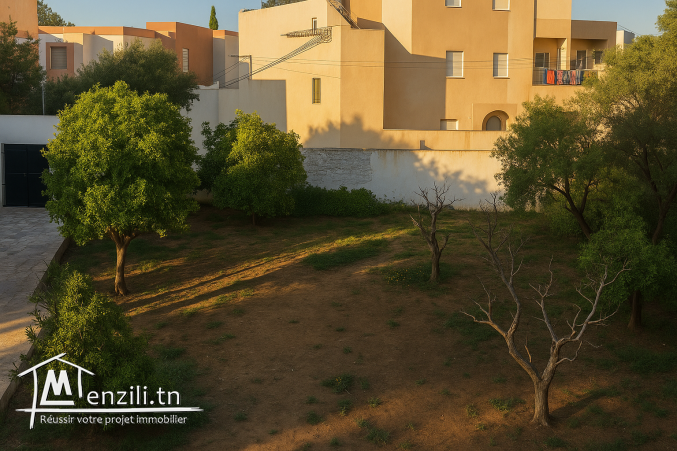 À Vendre : Terrain de 300 m² à La Soukra – Rue Abou Houraira