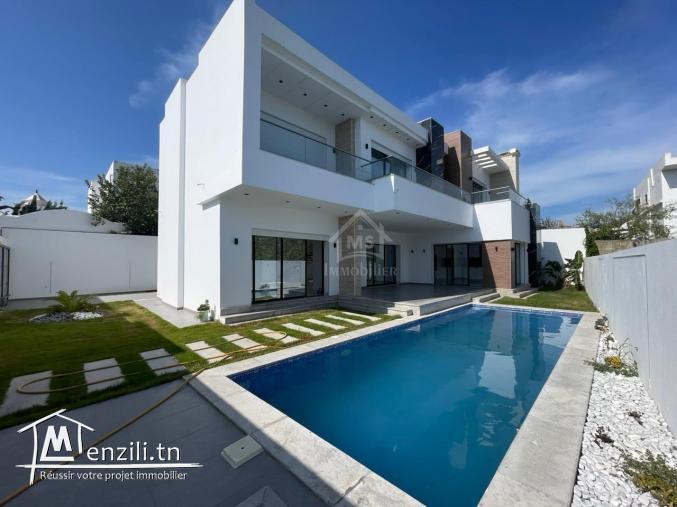 Villa S+4 toute neuve avec piscine à Hammamet à vendre 51355351