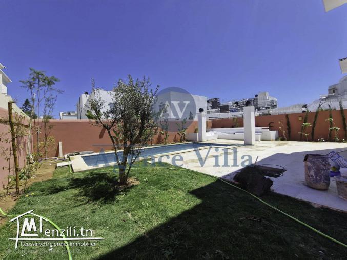 une villa s5 avec piscine à ain zaghouan