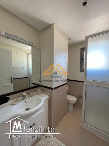 À louer  : S2 meublé haut standing avec vue imprenable sur mer