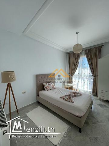 À louer  : S2 meublé haut standing avec vue imprenable sur mer