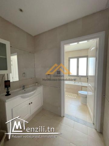 À louer  : S2 meublé haut standing avec vue imprenable sur mer