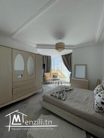 À louer  : S2 meublé haut standing avec vue imprenable sur mer