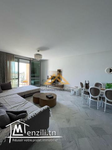 À louer  : S2 meublé haut standing avec vue imprenable sur mer