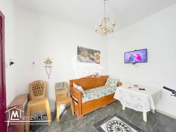 À Vendre – Appartement Meublé en Rez-de-Chaussée  Emplacement Stratégique à Monastir
