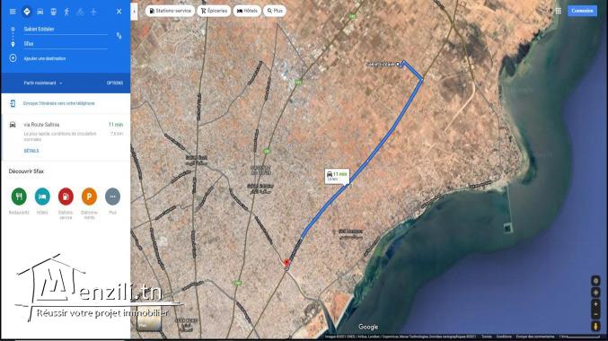 2 lots route essaltniya km9-Sfax