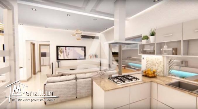 Appartement S3 à vendre sur plan à Gammarth