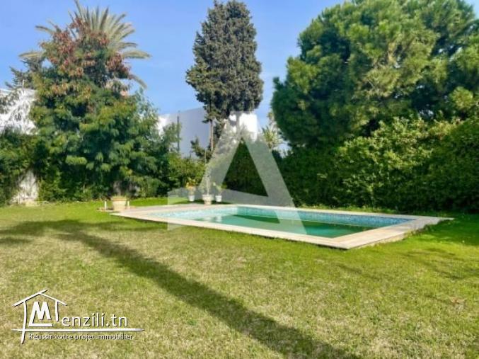 Location d'une villa à Gammarth