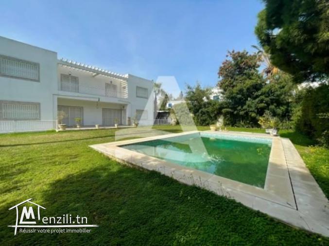 Location d'une villa à Gammarth