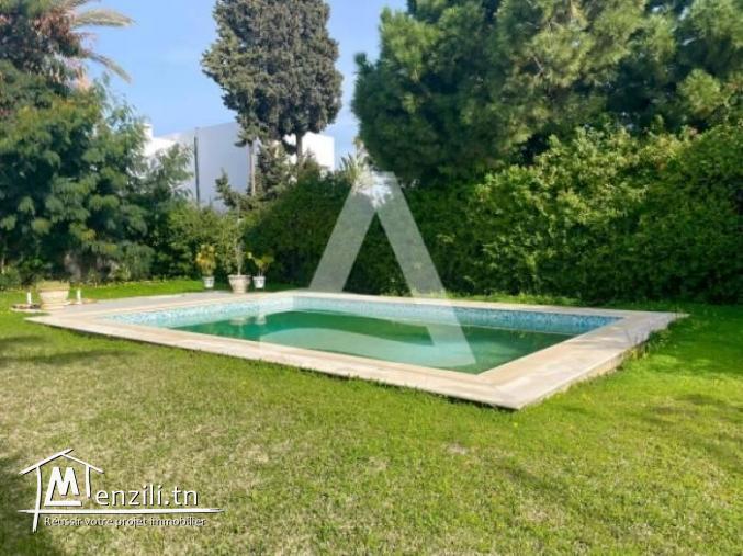 Location d'une villa à Gammarth