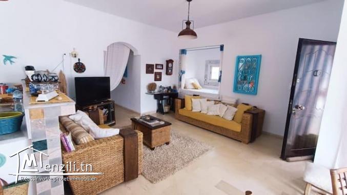 Une villa et un étage à plage Dar Allouch