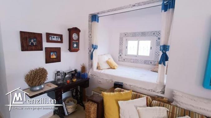 Une villa et un étage à plage Dar Allouch