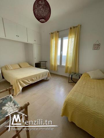 Une villa et un étage à plage Dar Allouch