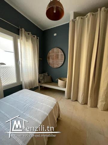 Une villa et un étage à plage Dar Allouch