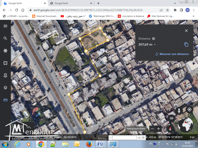 le terrain de la Marsa