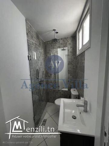 un duplex avec jardin à la marsa