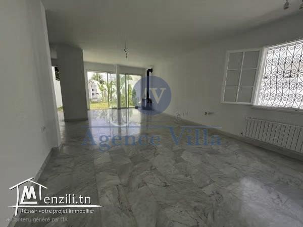 un duplex avec jardin à la marsa