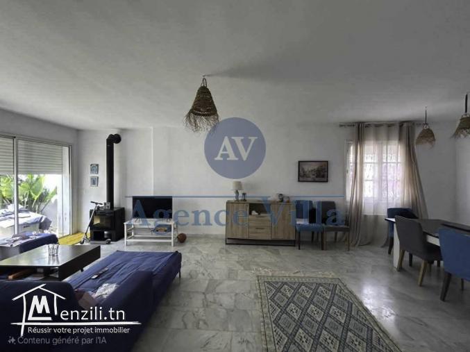 un duplex avec jardin à la marsa