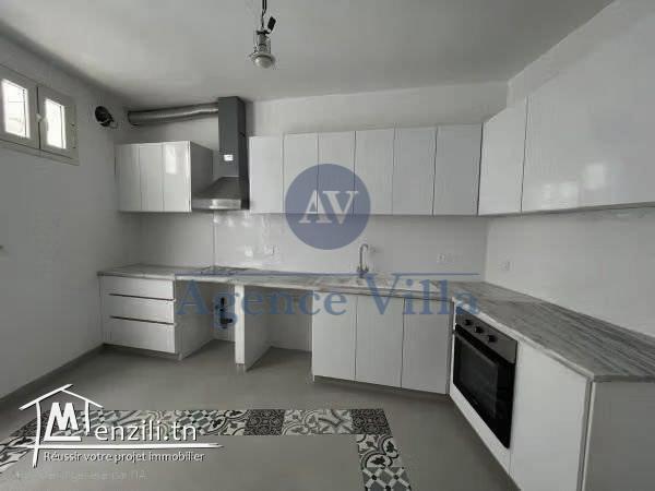 un duplex avec jardin à la marsa