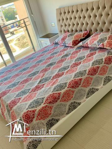 À LOUER – Appartement Pieds dans l’eau à la Résidence Amwej, Chatt Mariem