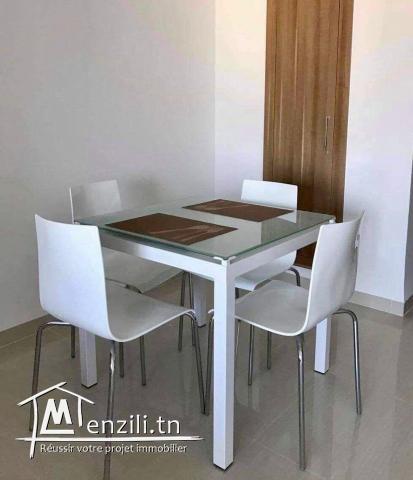 À LOUER – Appartement Pieds dans l’eau à la Résidence Amwej, Chatt Mariem