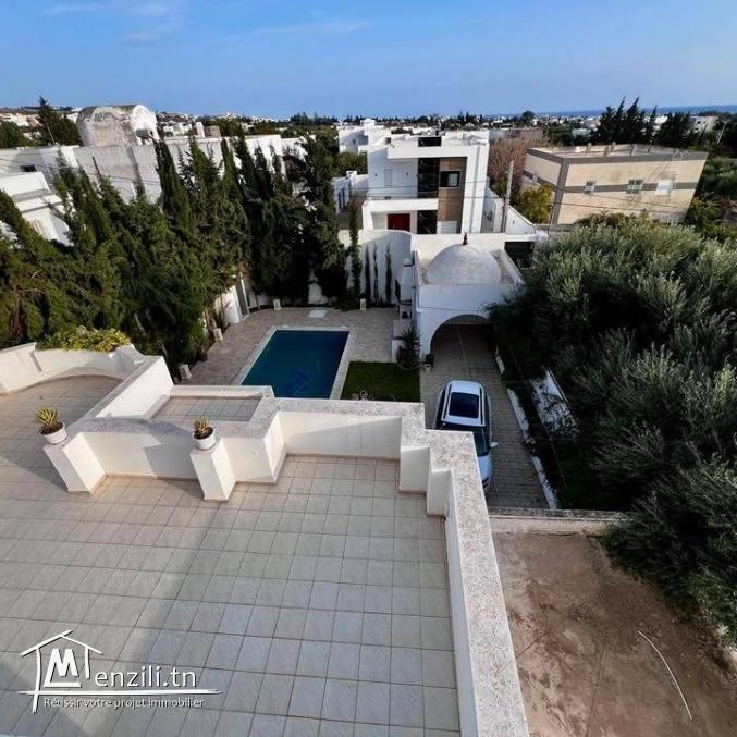 À LOUER - Villa meublée avec piscine à Hammamet Nord ????