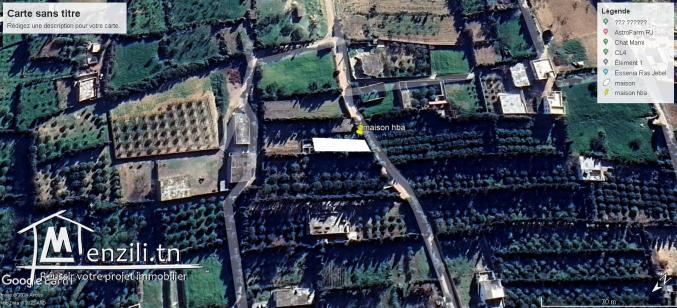 terrain 308 m 2 + maison 60 m2