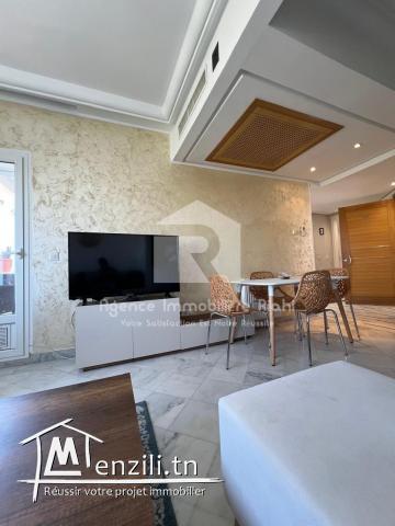 À LOUER (Courte Durée) | Appartement S+2 Meublé – Résidence Pieds dans l’Eau à Kantaoui