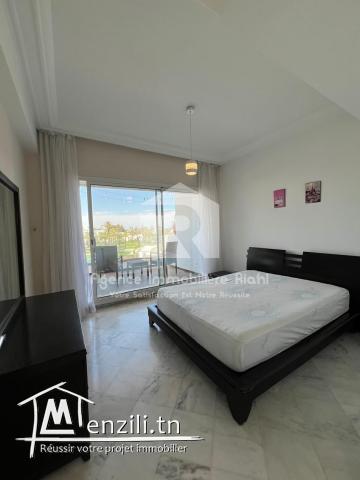 À LOUER (Courte Durée) | Appartement S+2 Meublé – Résidence Pieds dans l’Eau à Kantaoui