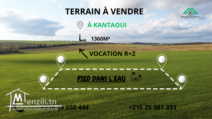 À VENDRE – Terrain Pied dans l’Eau à Kantaoui