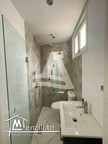 Location d'un duplex avec jardin à la Marsa