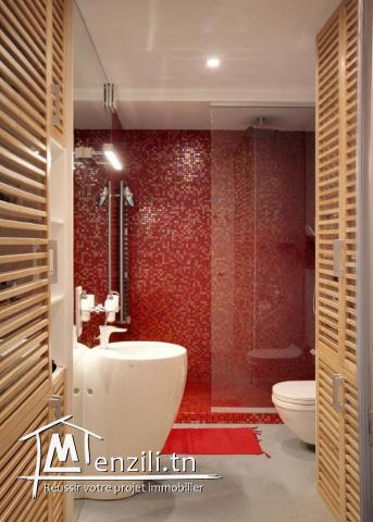 Appartement de luxe 1 pièce avec balcon